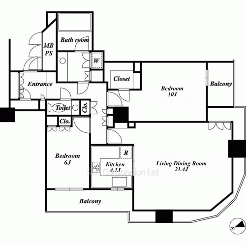 シティタワー大崎ステーションフロントの写真 間取り