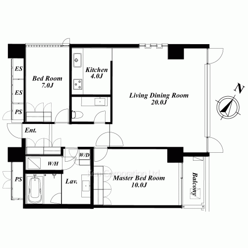 クエストコート原宿の写真 間取り