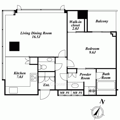 二番町パークフォレストの写真 間取り