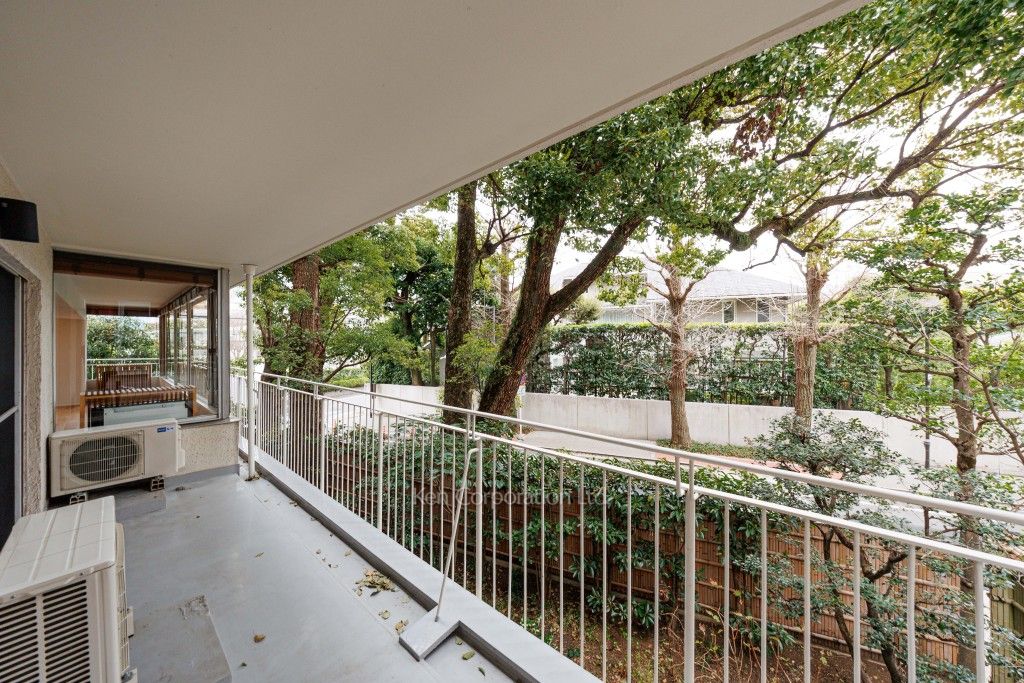 白金マンションの写真 バルコニー