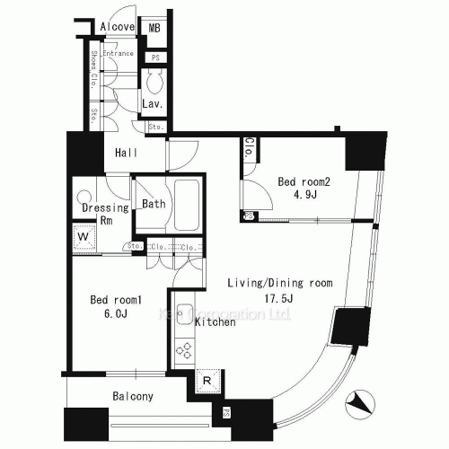 パークアクシス日本橋ステージの写真 間取り