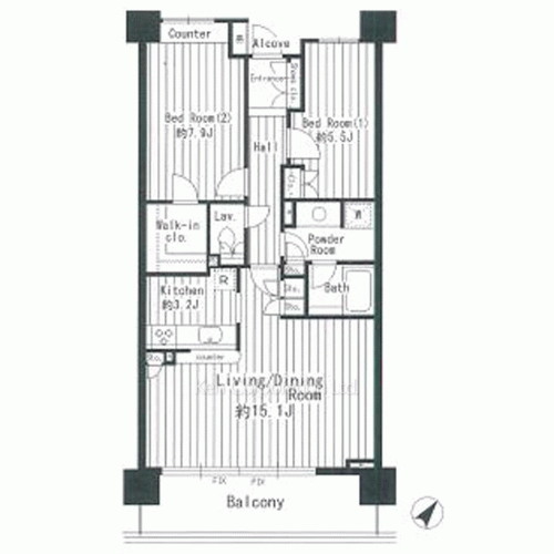 クラッサ目黒の写真 間取り