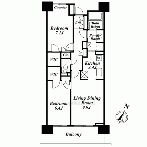 クラッサ目黒の写真 間取り