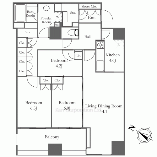 パークアクシス日本橋ステージの写真 間取り