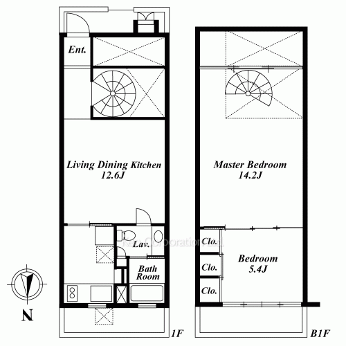 エルスタンザ代官山 The Terraceの写真 間取り