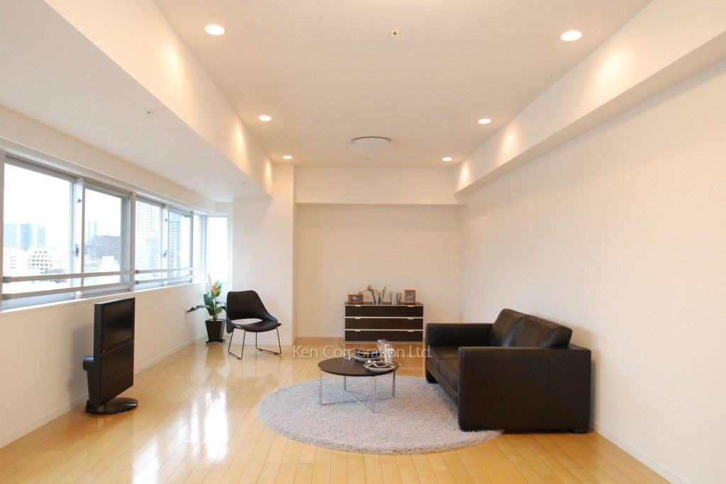 パークルージュ赤坂檜町の写真 居室（LDなど） ※14階の同じ間取タイプを撮影。仕様が異なることがあります。