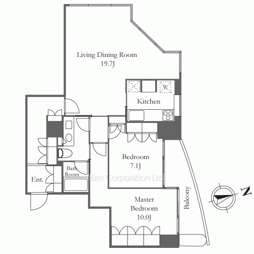愛宕グリーンヒルズフォレストタワーの写真 間取り