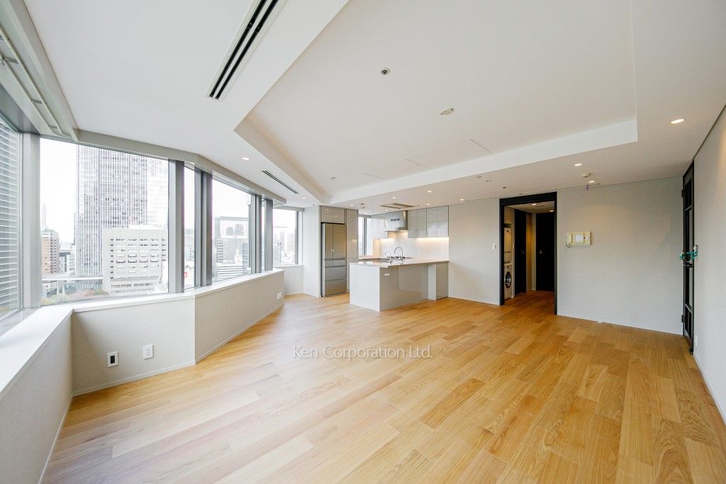 愛宕グリーンヒルズフォレストタワーの写真 居室（LDなど） ※17階の同じ間取タイプを撮影。仕様が異なることがあります。