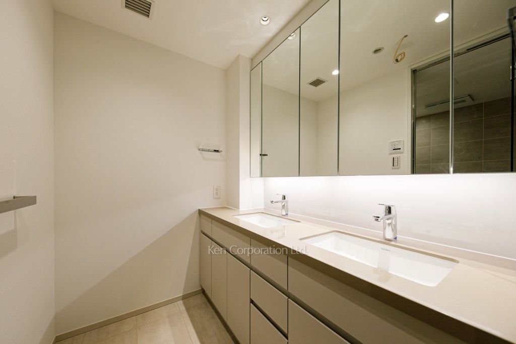 愛宕グリーンヒルズフォレストタワーの写真 パウダールーム ※17階の同じ間取タイプを撮影。仕様が異なることがあります。