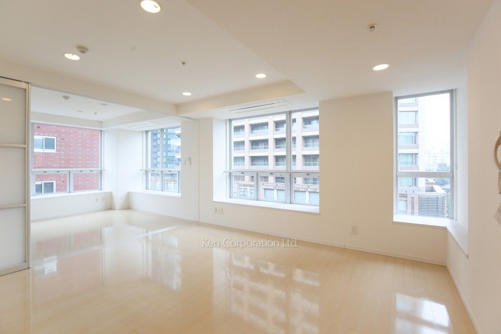 レジディアタワー麻布十番の写真 居室（LDなど） ※6階の同じ間取タイプを撮影。仕様が異なることがあります。