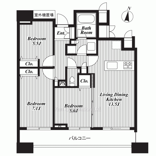 HF白金高輪レジデンスの写真 間取り