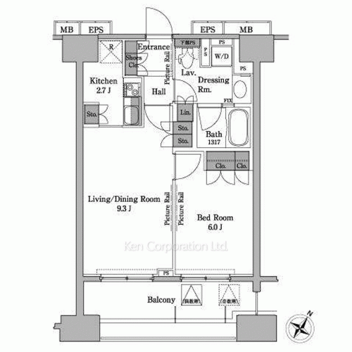 ParkAxis白金台の写真 間取り