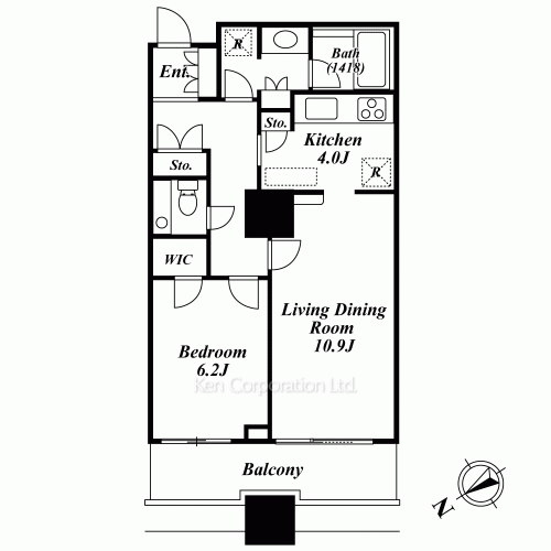 白金タワーの写真 間取り