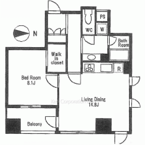 LaSante麹町の写真 間取り
