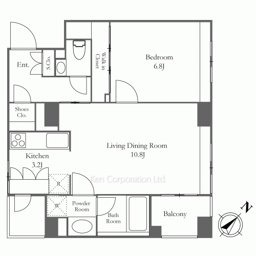 Park Axis 溜池山王の写真 間取り