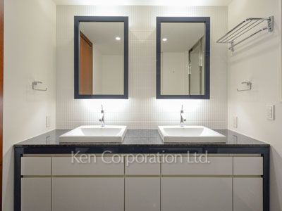 麻布第一マンションズの写真 パウダールーム ※1階の同じ間取タイプを撮影。仕様が異なることがあります。