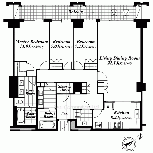 麻布第一マンションズの写真 間取り