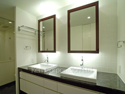 麻布第一マンションズの写真 パウダールーム ※5階の同じ間取タイプを撮影。仕様が異なることがあります。