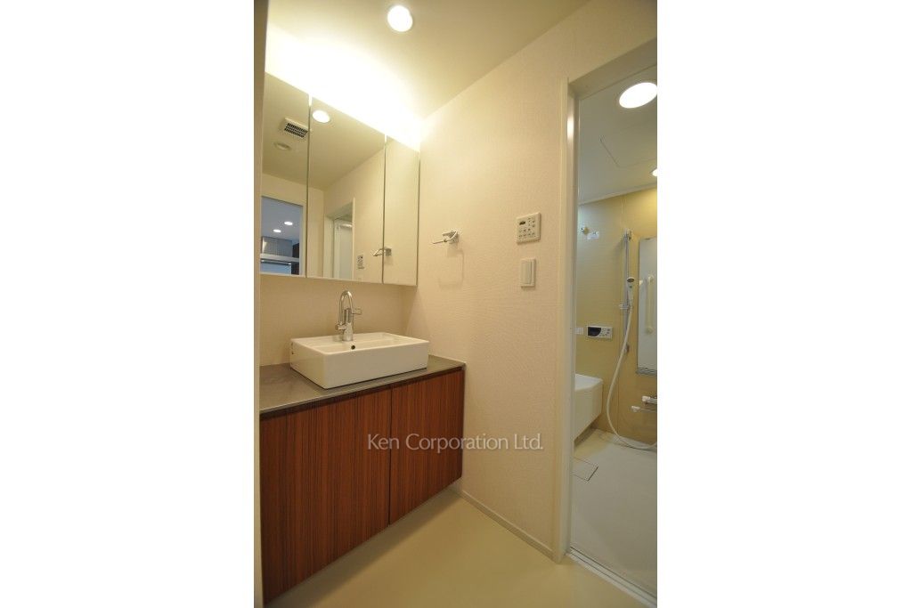 コンフォリア芝浦バウハウスの写真 パウダールーム ※4階の同じ間取タイプを撮影。仕様が異なることがあります。