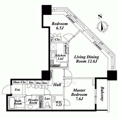 白金タワーの写真 間取り