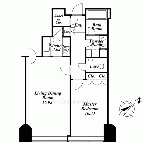 ラ・トゥール三田の写真 間取り