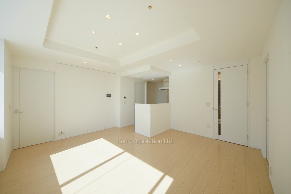 芝浦アイランド エアタワーの写真 居室（LDなど） ※30階の同じ間取タイプを撮影。仕様が異なることがあります。