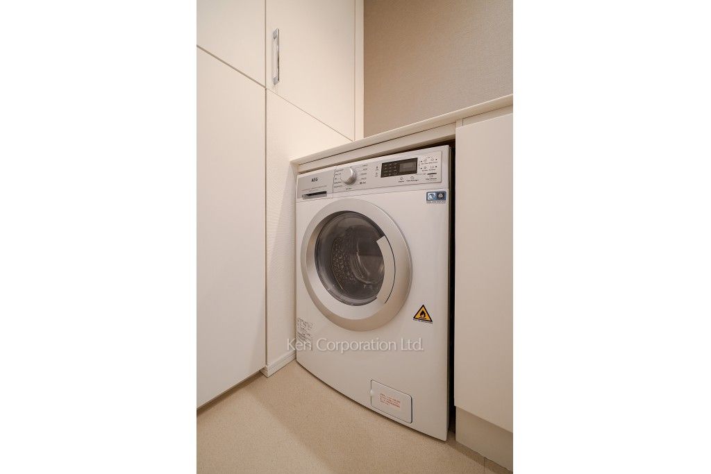 芝浦アイランド エアタワーの写真 洗濯乾燥機 ※12階の同じ間取タイプを撮影。仕様が異なることがあります。