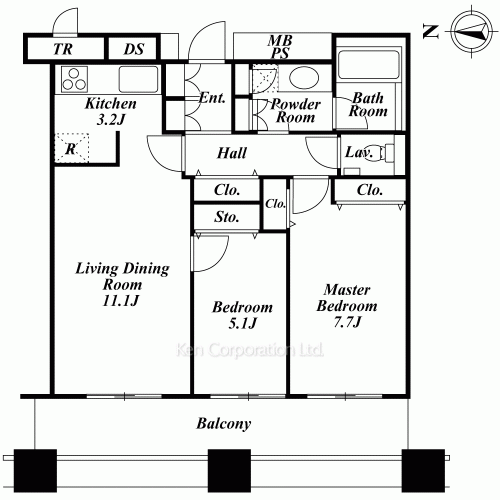 芝浦アイランド エアタワーの写真 間取り
