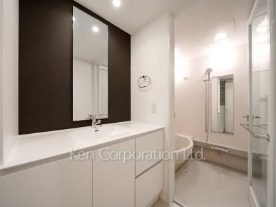 芝浦アイランド エアタワーの写真 パウダールーム ※30階の同じ間取タイプを撮影。仕様が異なることがあります。