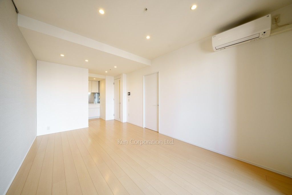 芝浦アイランド エアタワーの写真 居室（LDなど） ※30階の同じ間取タイプを撮影。仕様が異なることがあります。