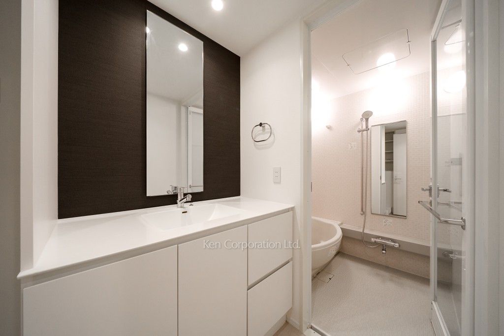 芝浦アイランド エアタワーの写真 パウダールーム ※30階の同じ間取タイプを撮影。仕様が異なることがあります。