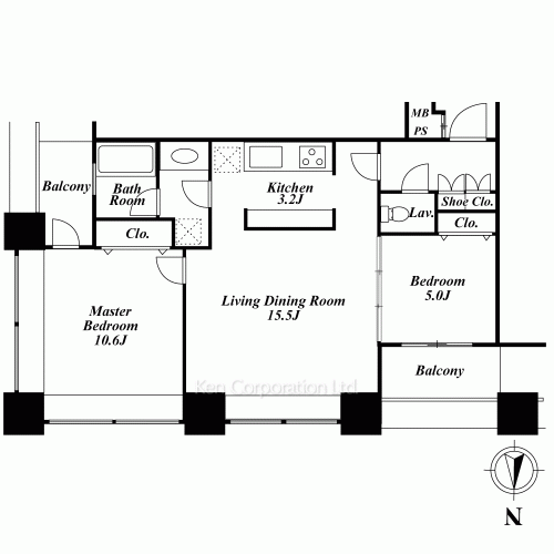 芝浦アイランド エアタワーの写真 間取り