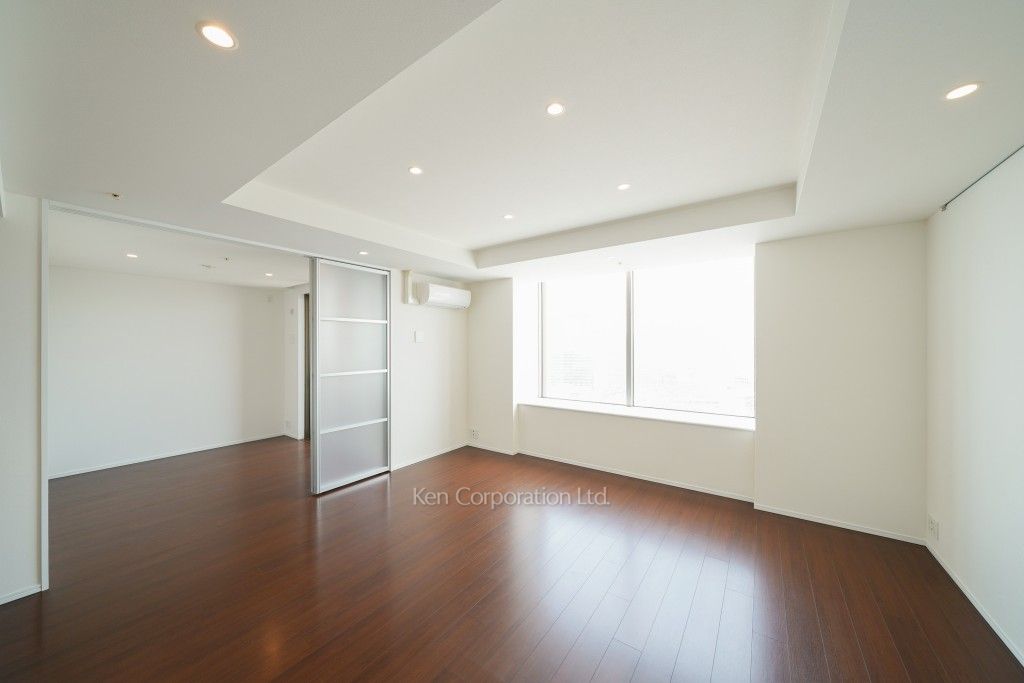 芝浦アイランド エアタワーの写真 居室（LDなど） ※25階の同じ間取タイプを撮影。仕様が異なることがあります。