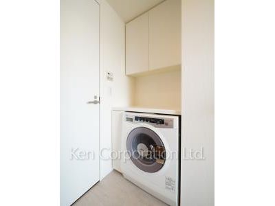 芝浦アイランド エアタワーの写真 洗濯乾燥機 ※25階の同じ間取タイプを撮影。仕様が異なることがあります。