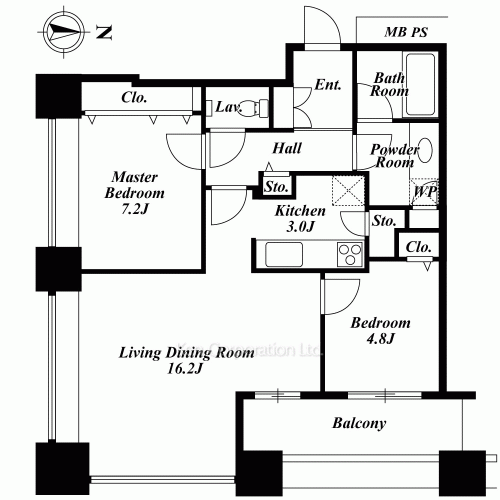 芝浦アイランド エアタワーの写真 間取り