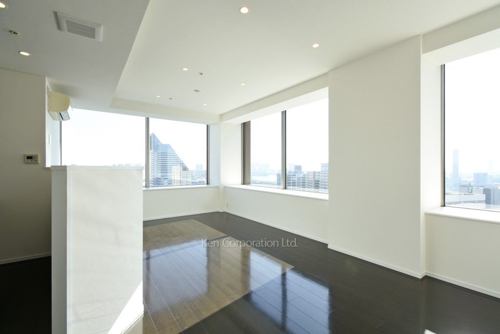 芝浦アイランド エアタワーの写真 居室（LDなど） ※19階の同じ間取タイプを撮影。仕様が異なることがあります。