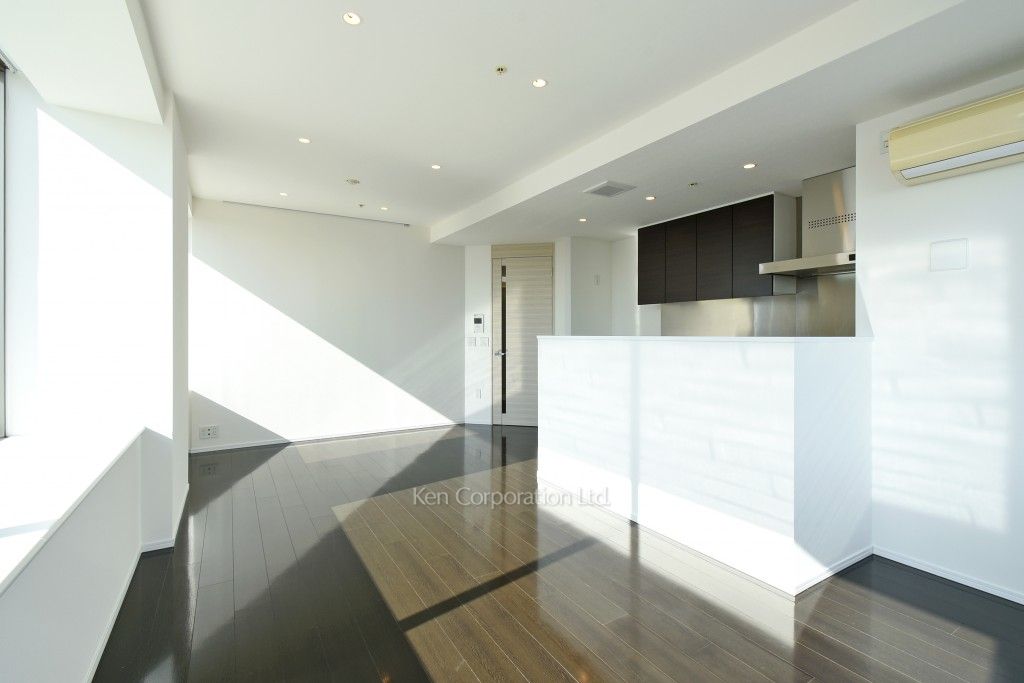 芝浦アイランド エアタワーの写真 居室（LDなど） ※19階の同じ間取タイプを撮影。仕様が異なることがあります。