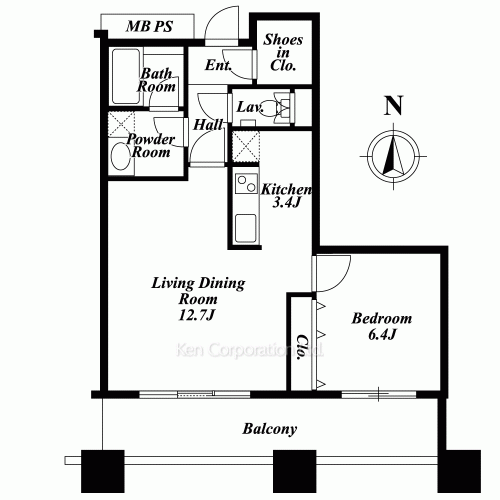 芝浦アイランド エアタワーの写真 間取り