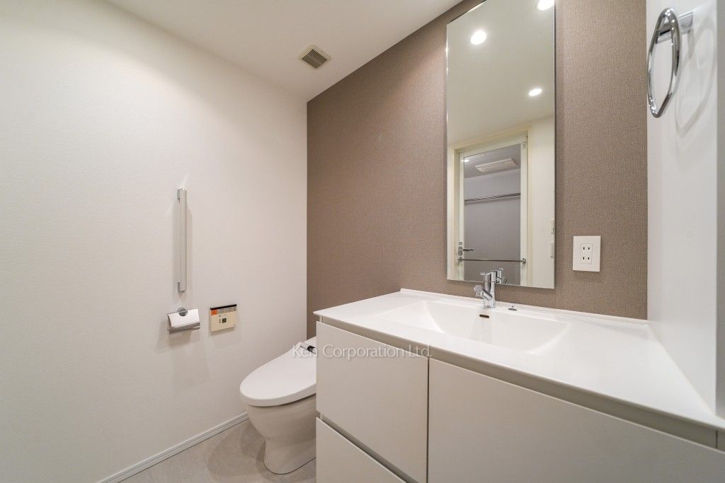 芝浦アイランド エアタワーの写真 パウダールーム ※4階の同じ間取タイプを撮影。仕様が異なることがあります。