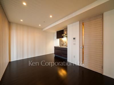 芝浦アイランド エアタワーの写真 居室（LDなど） ※15階の同じ間取タイプを撮影。仕様が異なることがあります。