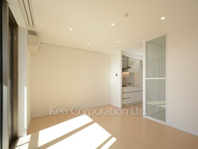 芝浦アイランド エアタワーの写真 居室（LDなど） ※8階の同じ間取タイプを撮影。仕様が異なることがあります。