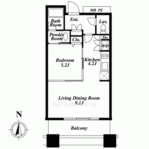 芝浦アイランド エアタワーの写真 間取り