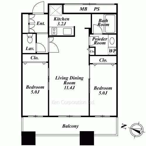 芝浦アイランド エアタワーの写真 間取り