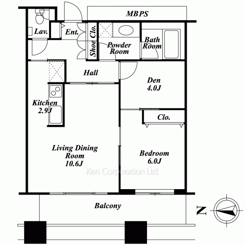 芝浦アイランド エアタワーの写真 間取り