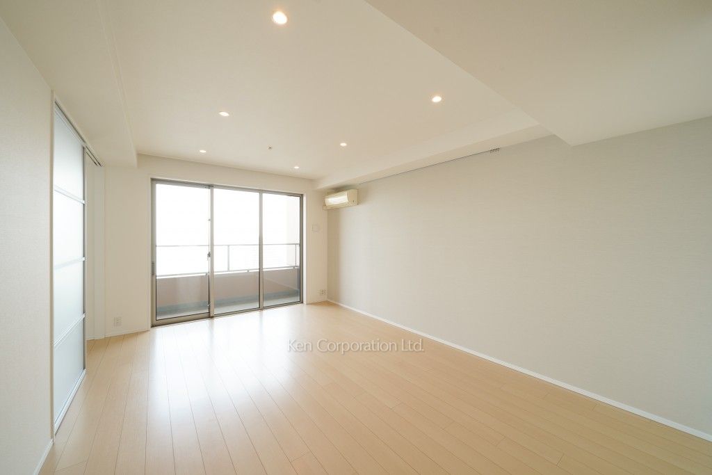 芝浦アイランド エアタワーの写真 居室（LDなど） ※30階の同じ間取タイプを撮影。仕様が異なることがあります。