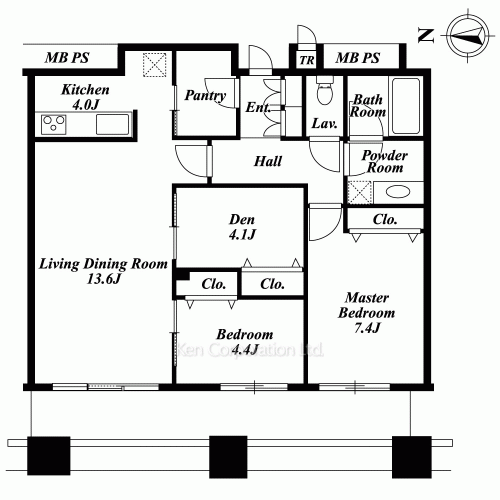 芝浦アイランド エアタワーの写真 間取り