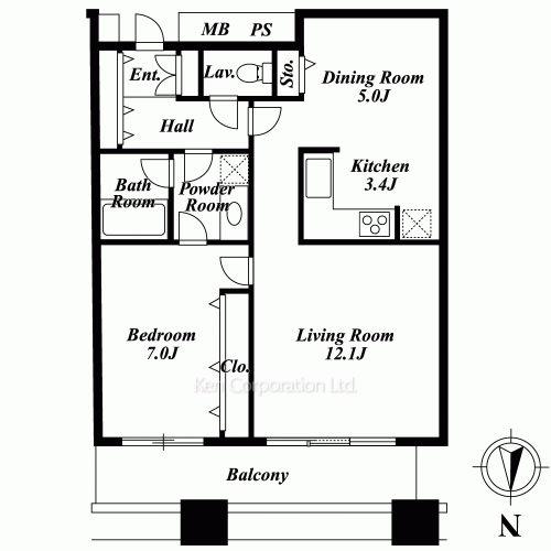 芝浦アイランド エアタワーの写真 間取り