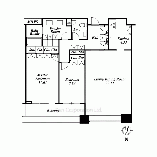 芝浦アイランド エアタワーの写真 間取り