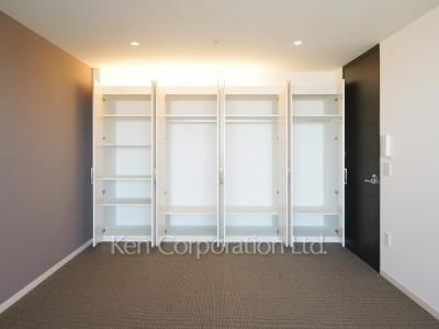 芝浦アイランド エアタワーの写真 クローゼット ※46階の同じ間取タイプを撮影。仕様が異なることがあります。