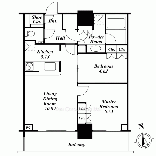 リエトコート アルクスタワーの写真 間取り